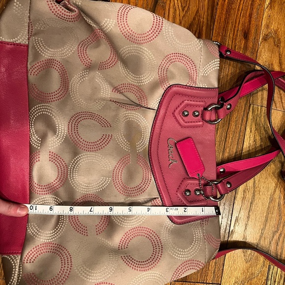 COACH Ashley satchel purse, rare color! - Picture 14 of 15